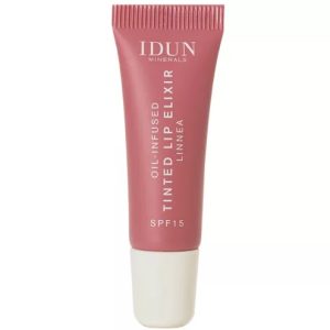 IDUN Minerals atspalvį suteikiantis lūpų aliejus-eliksyras Linnea, 8 ml