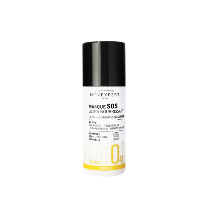 NOVEXPERT ypač intensyviai maitinamoji kaukė veidui su Omega rūgštimis, 50ml