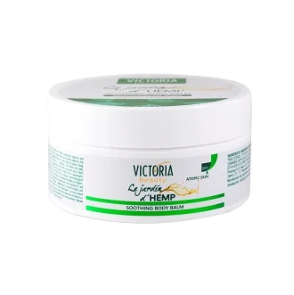 Victoria Beauty Hemp raminamasis kūno balzamas su kanapių sėklų aliejumi, 200ml