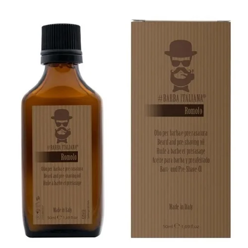 Barba Italiana Barzdos plaukų aliejus Romolo BI00077, 50 ml