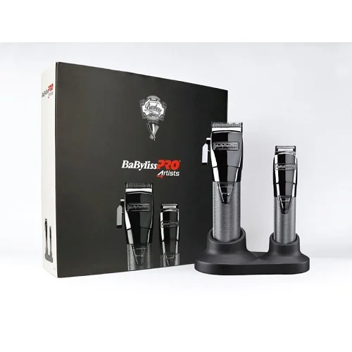 BaByliss PRO Rinkinys: plaukų kirpimo mašinėlė ir trimeris FX8705E