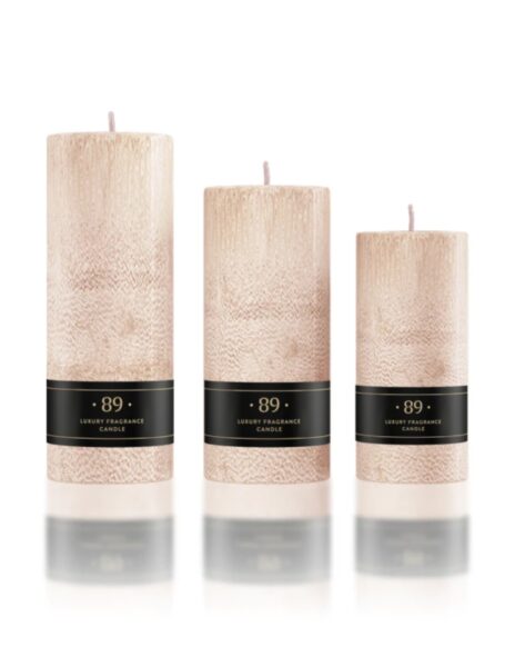 89 Aromatic Palmių vaško žvakė (apvali)