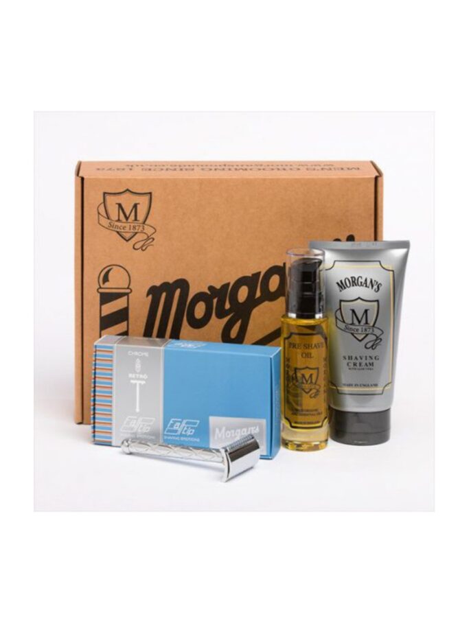 Morgan's Pomade Skutimosi priežiūros priemonių rinkinys Gentlemen's Shaving Gift Set, MPM068