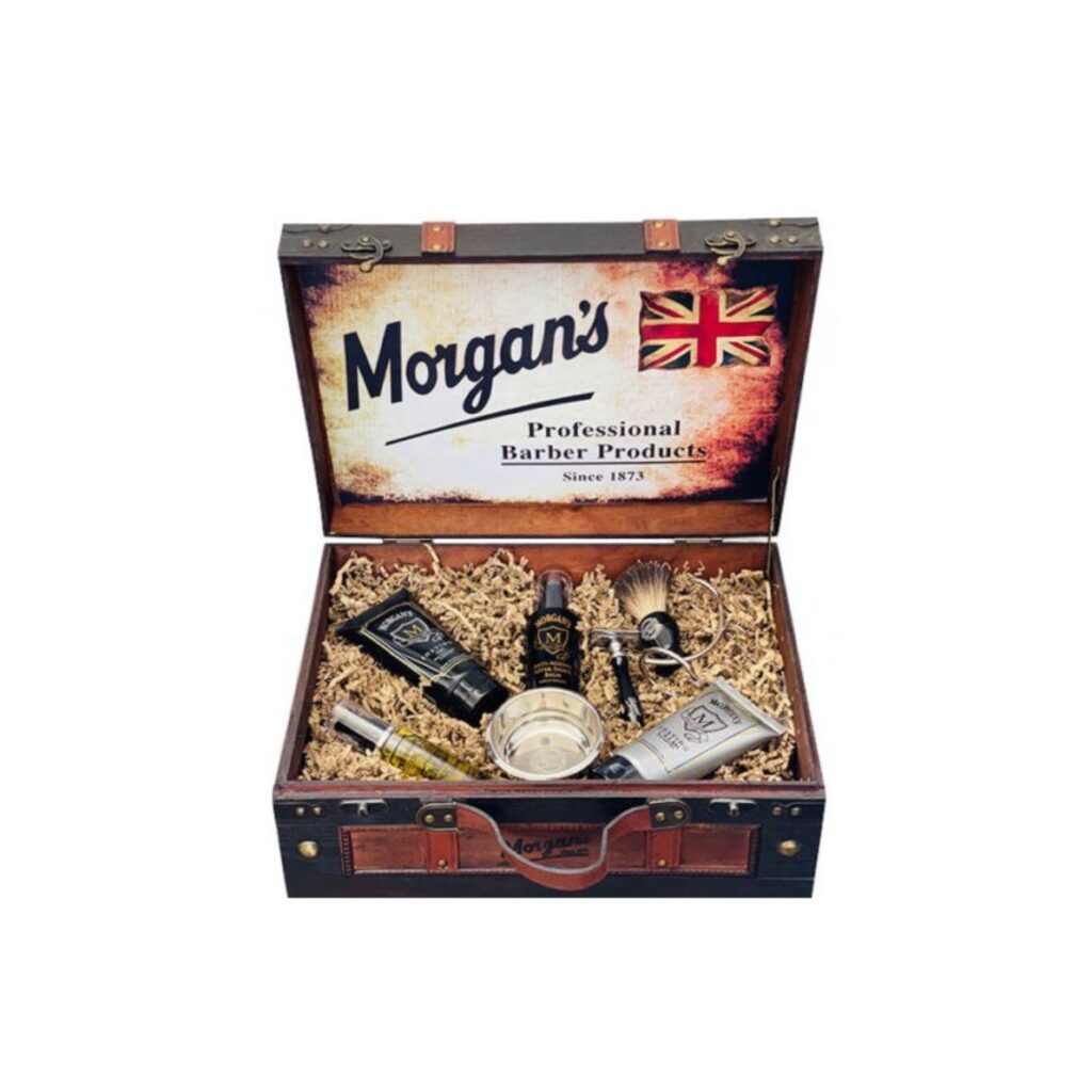 Morgan’s Pomade Skutimosi priežiūros priemonių rinkinys Ultimate Shaving Case, MPM284